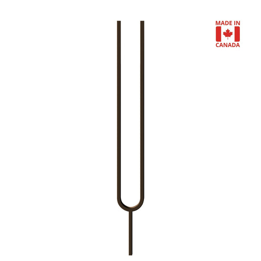 Tuning Fork 1/2" Solid Square Shaft Baluster (U Shaped Split Oval - 4.125" Width) (Burnt Penny) Mister Baluster