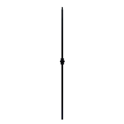 Balustre supérieur à tige carrée creuse de 1/2 po à collier simple 