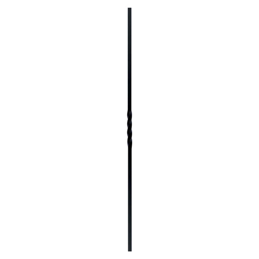Single Twist Baluster 1/2" Square Solid Shaft