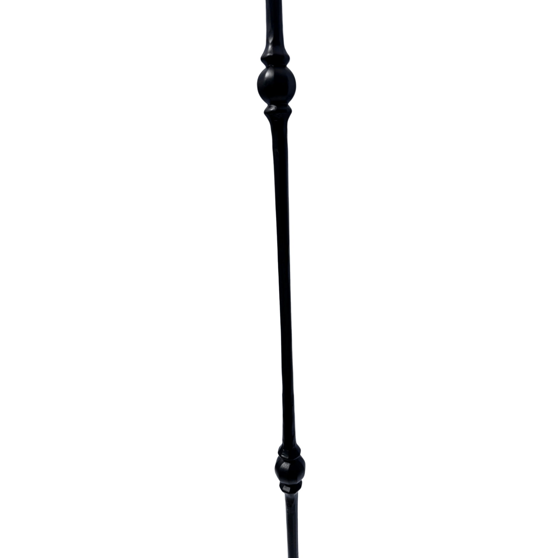 Double Ball Hammer Baluster 9/16" Round Shaft Solid Core - Mister Baluster