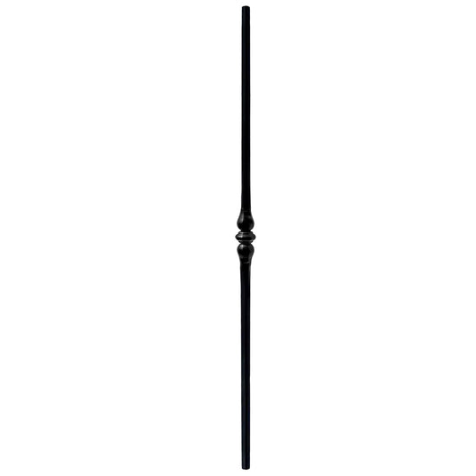 Single Hammer Baluster 9/16" Round Solid Shaft