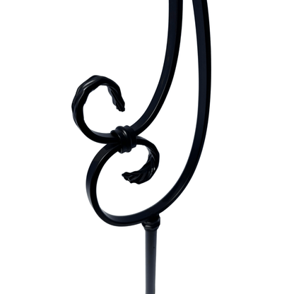 Flower Baluster 9/16" Round Shaft Solid Core - Mister Baluster