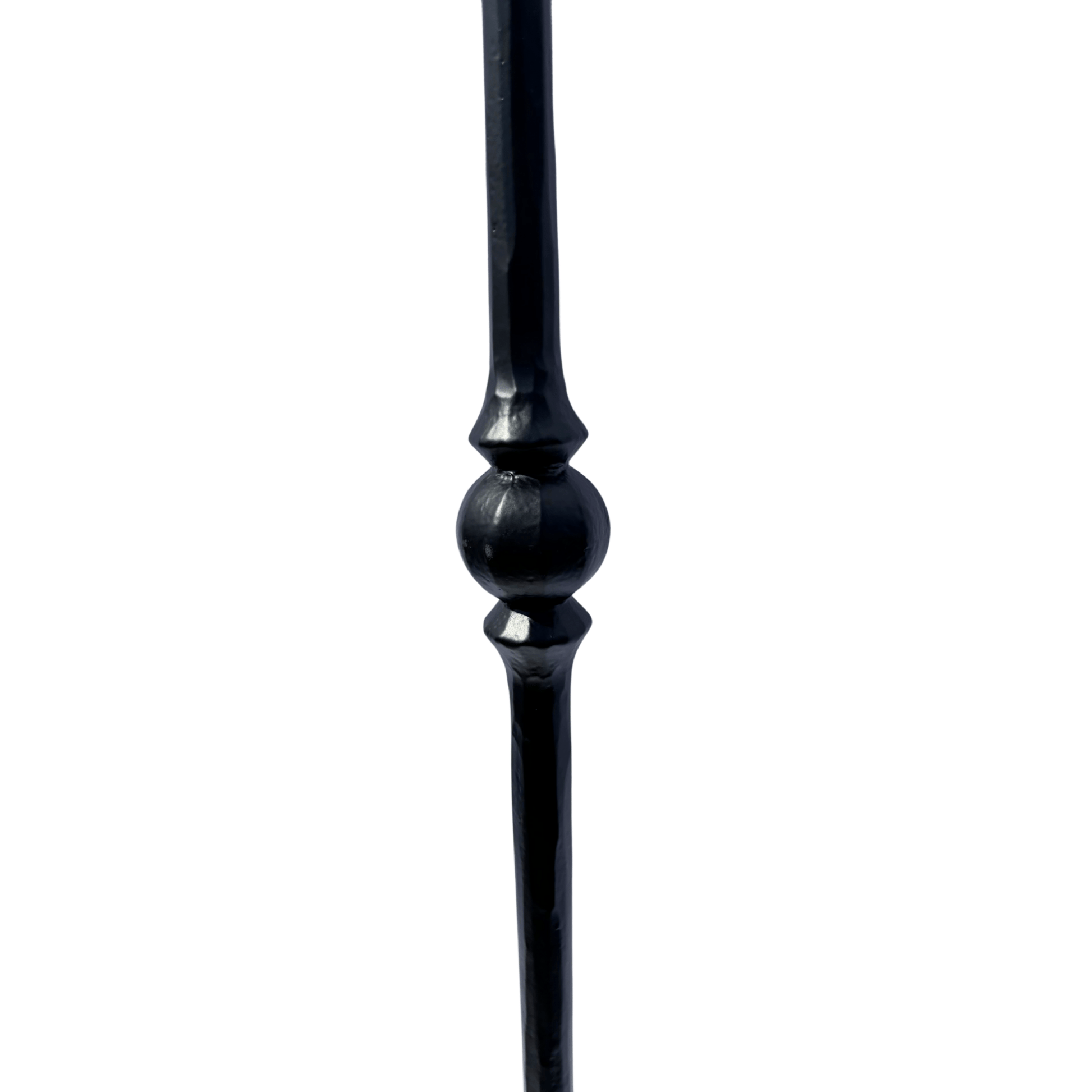 Single Ball Hammer Baluster 9/16" Round Shaft Solid Core - Mister Baluster