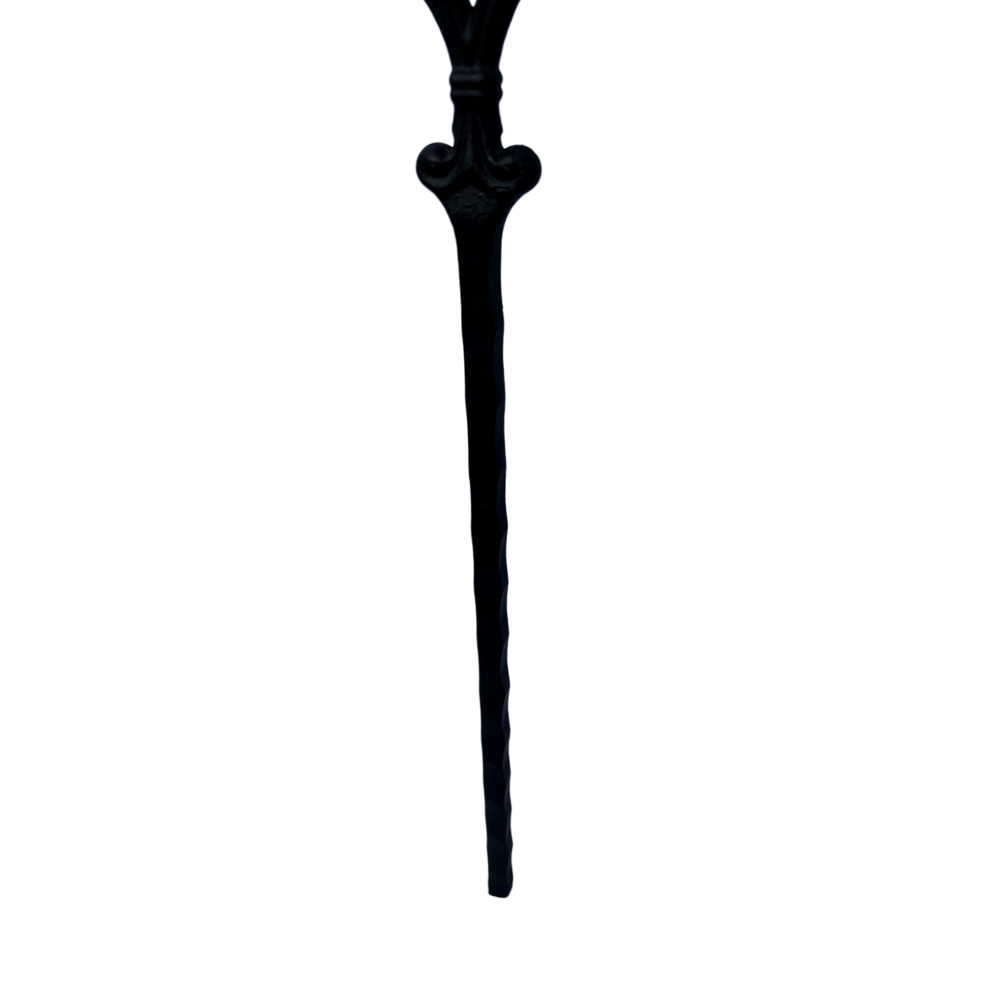 Single Diamond Hammer Baluster 1/2" Square Shaft Solid Core - Mister Baluster