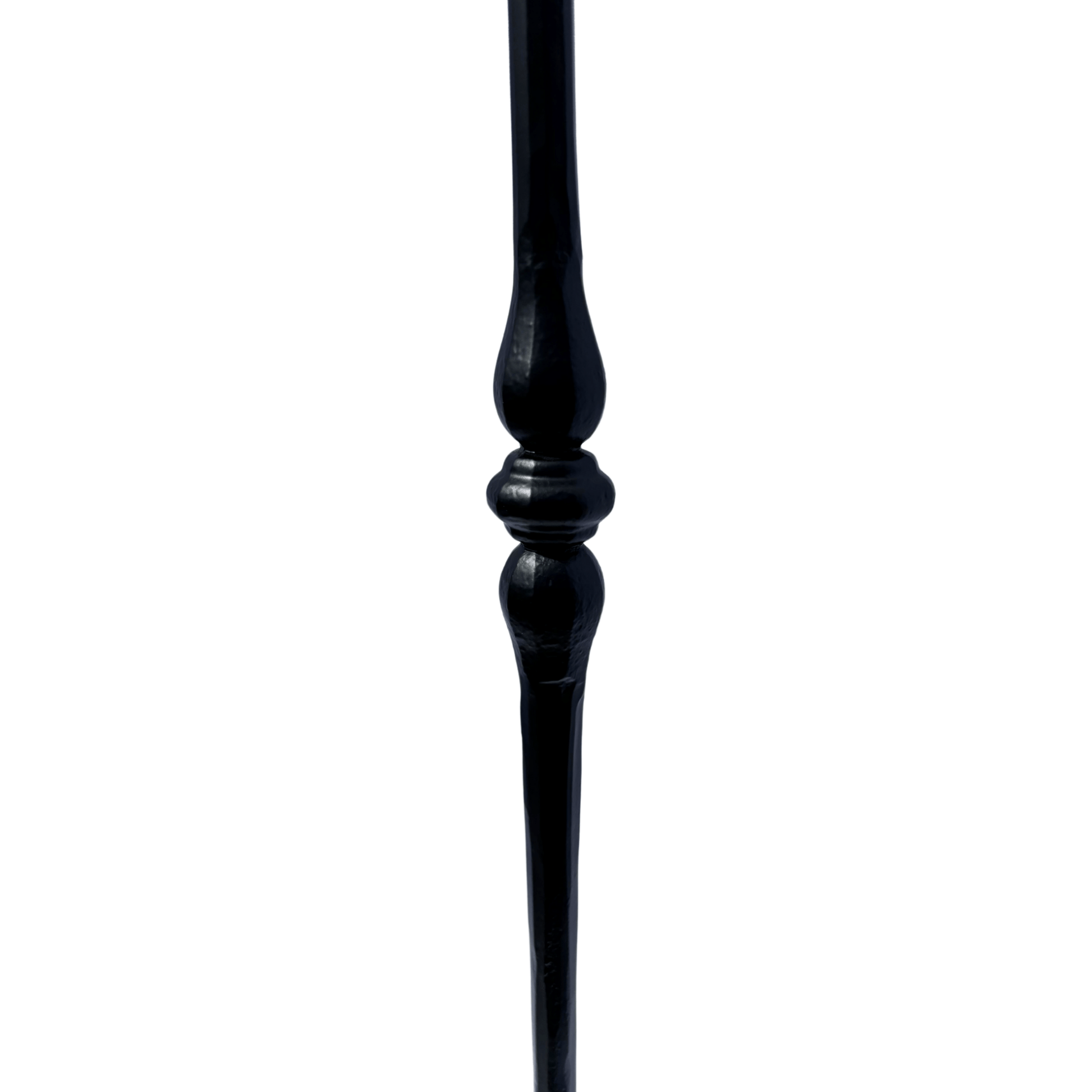 Single Hammer Baluster 9/16" Round Shaft Solid Core - Mister Baluster