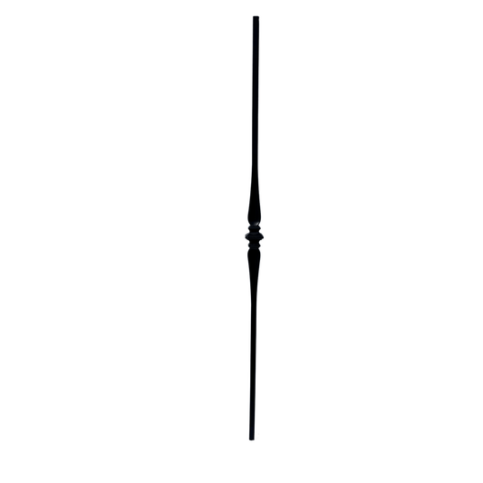 Single Spoon Collar Baluster 1/2" Square Shaft Solid Core - Mister Baluster