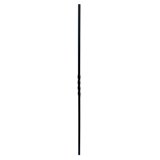 Single Twist Baluster 1/2" Square Shaft Solid Core - Mister Baluster